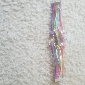 Best friend owl music bracelet